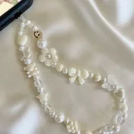 White white phone charm- Fullmoon Creations